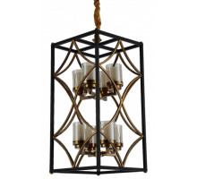 Подвесная люстра LUMINA DECO Quadrato LDP 1223-8 BK+MD
