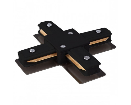 Соединитель X-образный для треков Elektrostandard Track Rail BK Surface a039586 Соединитель X-образный для треков Elektrostandard Track Rail BK Surface a039586