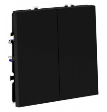 Выключатель двухклавишный без рамки Voltum S70 VLS020108