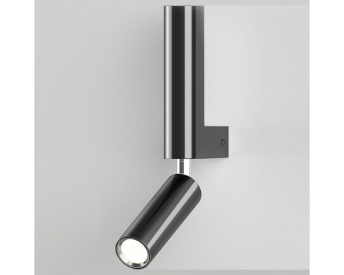 Бра с подсветкой Eurosvet Pitch 40020/1 LED черный жемчуг Бра с подсветкой Eurosvet Pitch 40020/1 LED черный жемчуг