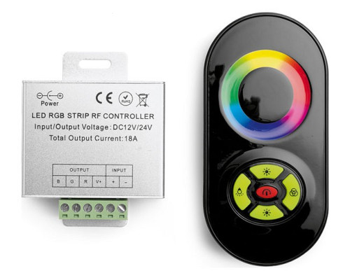 Контроллер-регулятор цвета RGB с пультом ДУ Wolta WLC-CP/01 Контроллер-регулятор цвета RGB с пультом ДУ Wolta WLC-CP/01