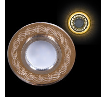 Встраиваемый светильник  00923-9.0-001CN MR16+LED3W FGD