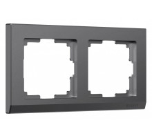 Рамка на 2 поста Werkel Stark (графит матовый) W0021864
