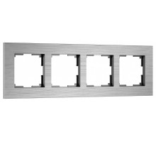 Рамка на 4 поста Werkel AluMax алюминий W0043506