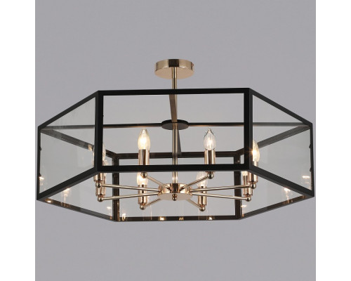 Люстра на штанге ILLUMICO IL4003-8P-59 FGD BK Люстра на штанге ILLUMICO IL4003-8P-59 FGD BK
