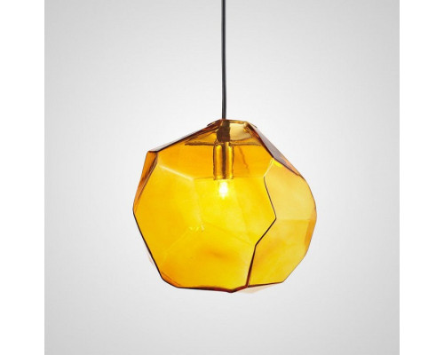Подвесной светильник Imperiumloft Color Ice Cube Pendant Jevio Янтарный JEVIO01 Подвесной светильник Imperiumloft Color Ice Cube Pendant Jevio Янтарный JEVIO01