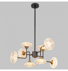 Люстра на штанге Imex MD.1232 MD.1232-8-P-BK+AGD