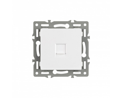 Розетка Ethernet RJ-45 и со шторками, без рамки Arlight SCT 045301 Розетка Ethernet RJ-45 и со шторками, без рамки Arlight SCT 045301