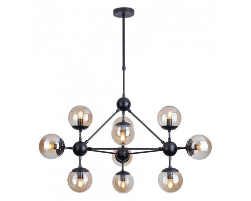 Люстра на штанге Arte Lamp Bolla A1664SP-10BK Люстра на штанге Arte Lamp Bolla A1664SP-10BK