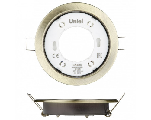 Встраиваемый светильник Uniel GX53-H2 UL-00005056 Встраиваемый светильник Uniel GX53-H2 UL-00005056