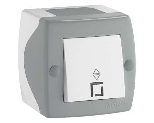 Выключатель проходной одноклавишный Mono Electric Octans IP20 104-020001-109 Выключатель проходной одноклавишный Mono Electric Octans IP20 104-020001-109