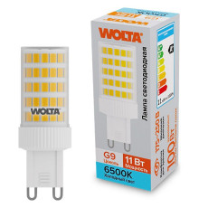 Лампа светодиодная Wolta  G9 11Вт 6500K WSTD-JCD-11W6KG9-C