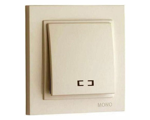 Выключатель одноклавишный с подсветкой Mono Electric Despina 102-170025-101 Выключатель одноклавишный с подсветкой Mono Electric Despina 102-170025-101