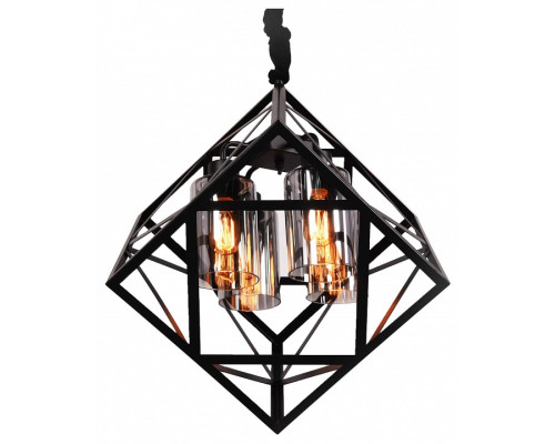 Подвесная люстра LUMINA DECO Brutte LDP 11339-4 BK Подвесная люстра LUMINA DECO Brutte LDP 11339-4 BK