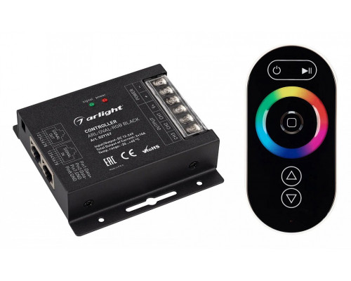 Контроллер-регулятор цвета RGB с пультом ДУ Arlight COMFORT 027157 Контроллер-регулятор цвета RGB с пультом ДУ Arlight COMFORT 027157