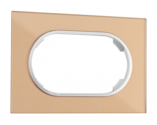 Рамка для двойной розетки Arte Milano am-502.01 502.01-double.shampan