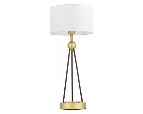 Настольная лампа декоративная LUMINA DECO Belforte LDT 5527 GD+WT Настольная лампа декоративная LUMINA DECO Belforte LDT 5527 GD+WT