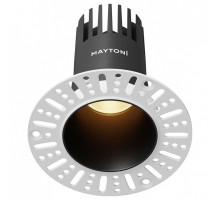 Встраиваемый светильник Maytoni Dip DL120-10W-2.7K-TRS-B