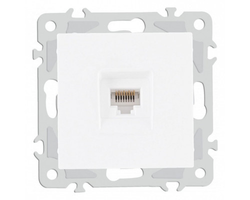 Розетка Ethernet RJ-45 без рамки Arte Milano am-206 206.45-1.white Розетка Ethernet RJ-45 без рамки Arte Milano am-206 206.45-1.white