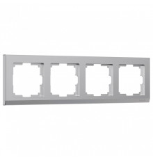 Рамка на 4 поста Werkel Stark (серебряный) W0041806