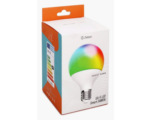 Лампа светодиодная с управлением через Wi-Fi Zetton Smart Wi-Fi Bulb E27 10Вт 2700-6500K ZTSHLBRGBCWE271RU Лампа светодиодная с управлением через Wi-Fi Zetton Smart Wi-Fi Bulb E27 10Вт 2700-6500K ZTSHLBRGBCWE271RU
