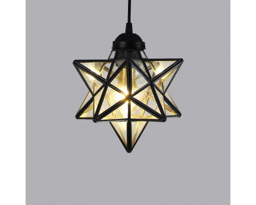 Подвесной светильник Imperiumloft Black Star Clear Glass 101314-26 Подвесной светильник Imperiumloft Black Star Clear Glass 101314-26