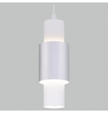 Подвесной светильник Eurosvet Bento 50204/1 LED белый/матовое серебро