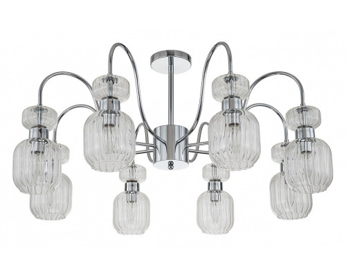 Люстра на штанге Escada Gloss 1141/8PL Chrome/Clear Люстра на штанге Escada Gloss 1141/8PL Chrome/Clear
