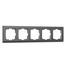 Рамка на 5 постов Werkel Stark (графит матовый) W0051864