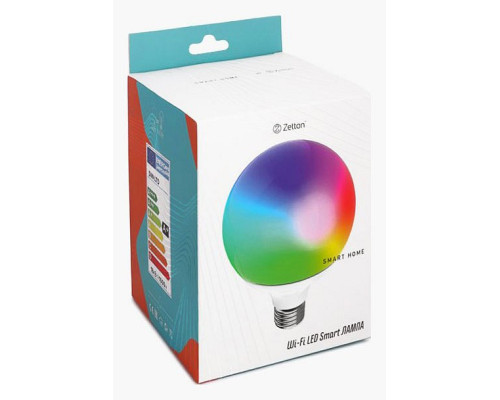 Лампа светодиодная с управлением через Wi-Fi Zetton Smart Wi-Fi Bulb E27 18Вт 2700-6500K ZTSHLBRGBCWE273RU Лампа светодиодная с управлением через Wi-Fi Zetton Smart Wi-Fi Bulb E27 18Вт 2700-6500K ZTSHLBRGBCWE273RU
