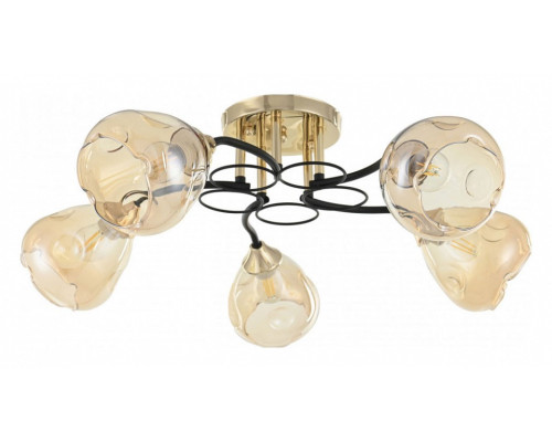 Потолочная люстра Arte Milano AMALFI-324106 324106/5 FG+BK Потолочная люстра Arte Milano AMALFI-324106 324106/5 FG+BK