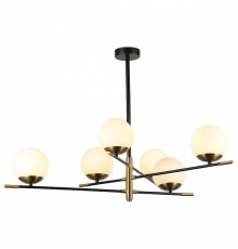 Люстра на штанге ILLUMICO IL0063 IL0063-6P-79 BK COP