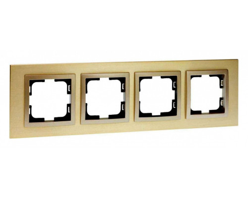 Рамка на 4 поста Mono Electric Style Aluminium 107-830000-163 Рамка на 4 поста Mono Electric Style Aluminium 107-830000-163