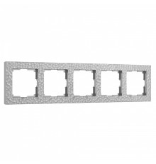 Рамка на 5 постов Werkel Hammer серебряный W0052406