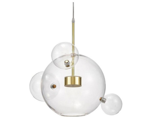 Подвесной светильник LUMINA DECO Neroni LDP 6016-3+1 GD Подвесной светильник LUMINA DECO Neroni LDP 6016-3+1 GD