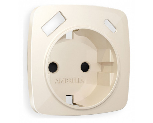 Накладка для розетки с заземлением и со шторками и 2хUSB type A и C Ambrella Volt Quant OP3100 Накладка для розетки с заземлением и со шторками и 2хUSB type A и C Ambrella Volt Quant OP3100