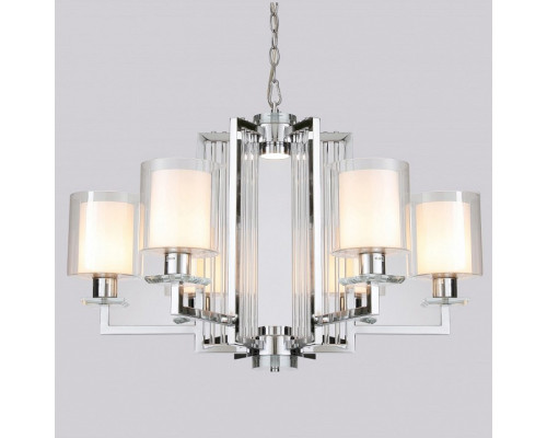 Подвесная люстра iLamp King RM6201-6 CR+CL Подвесная люстра iLamp King RM6201-6 CR+CL