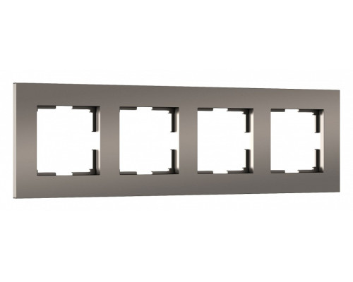 Рамка на 4 поста Werkel Slab (бронза софт) W0042963 Рамка на 4 поста Werkel Slab (бронза софт) W0042963