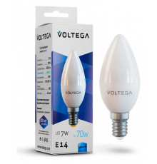 Лампа светодиодная Voltega Candle 7W E14 7Вт 4000K 7049