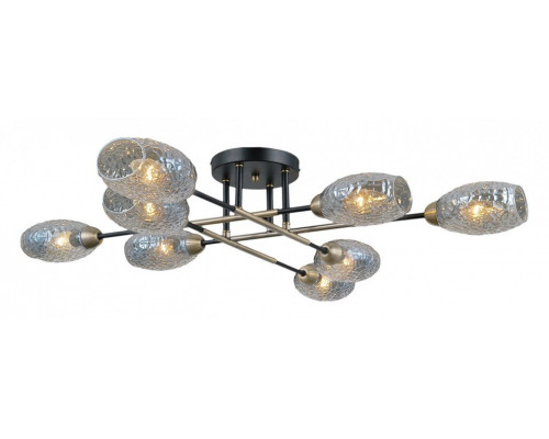 Потолочная люстра ILLUMICO IL0255-8CSQ-79 BK AB Потолочная люстра ILLUMICO IL0255-8CSQ-79 BK AB