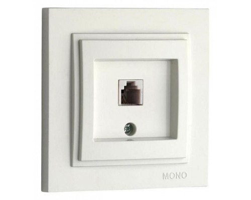 Розетка телефонная RJ-11 Mono Electric Despina 102-010005-124 Розетка телефонная RJ-11 Mono Electric Despina 102-010005-124