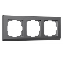 Рамка на 3 поста Werkel Stark (графит матовый) W0031864