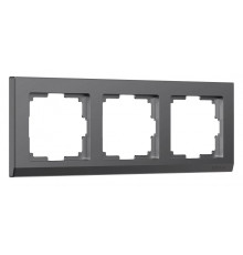 Рамка на 3 поста Werkel Stark (графит матовый) W0031864