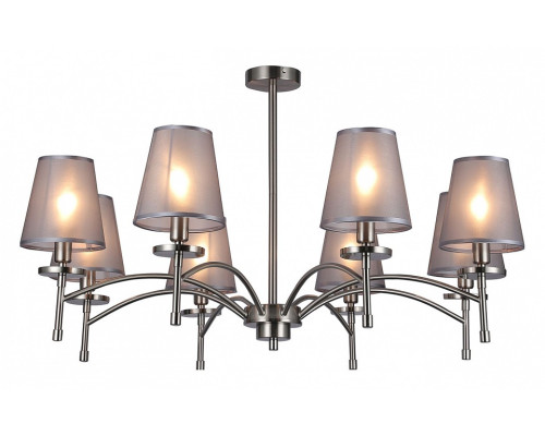 Люстра на штанге Escada Faith 694/8PL Nickel Люстра на штанге Escada Faith 694/8PL Nickel