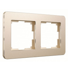 Рамка на 2 поста Werkel Platinum (шампань) W0022611
