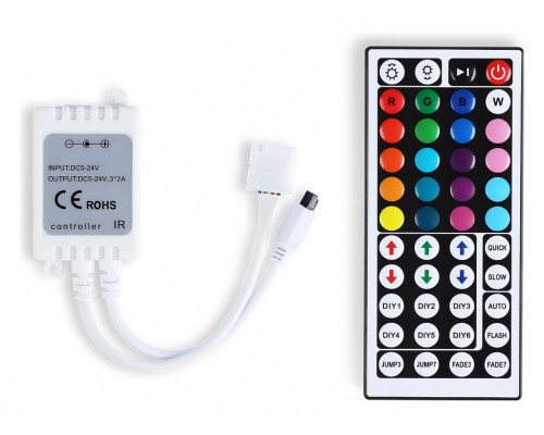 Контроллер-регулятор цвета RGB с пультом ДУ Ambrella Light GS GS11251 Контроллер-регулятор цвета RGB с пультом ДУ Ambrella Light GS GS11251