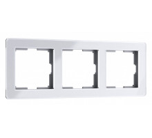 Рамка на 3 поста Werkel Acrylic (белый) W0032701
