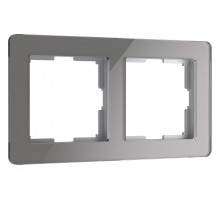Рамка на 2 поста Werkel Acrylic (графит) W0022704