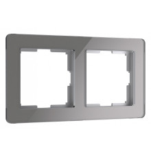 Рамка на 2 поста Werkel Acrylic (графит) W0022704
