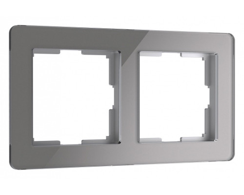 Рамка на 2 поста Werkel Acrylic (графит) W0022704 Рамка на 2 поста Werkel Acrylic (графит) W0022704